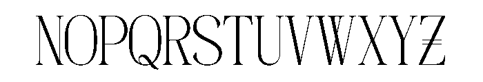 Dennya Font UPPERCASE