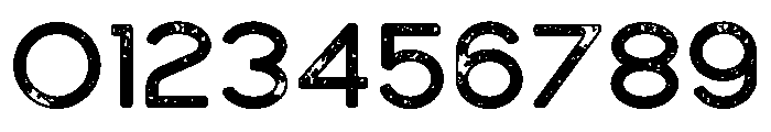Dense Rough Font OTHER CHARS