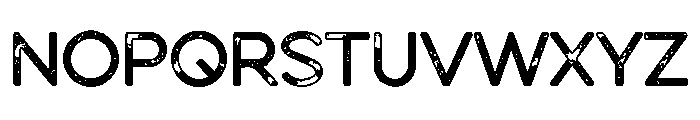 Dense Rough Font UPPERCASE