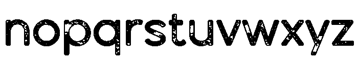 Dense Rough Font LOWERCASE