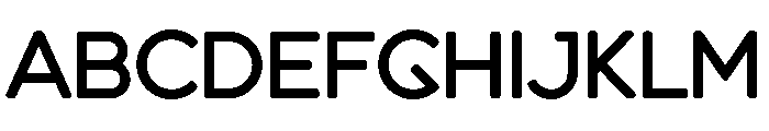 Dense Sans Font UPPERCASE