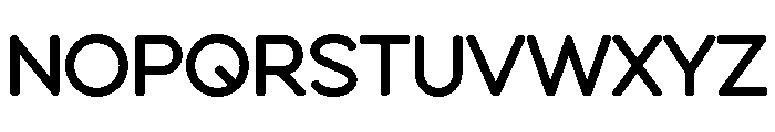Dense Sans Font UPPERCASE