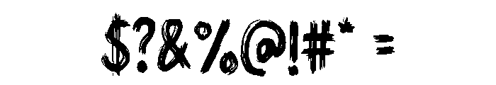 Densford Font OTHER CHARS