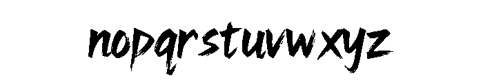 Densha Ni Arimasu Regular Font LOWERCASE