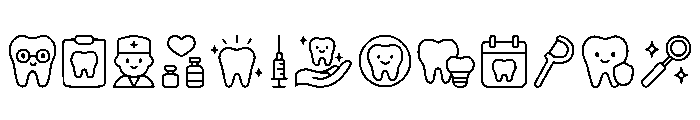 Dental Clinic Regular FONT