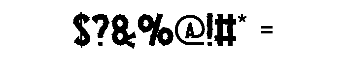 Depresi Font OTHER CHARS