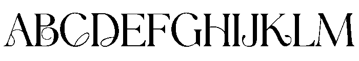 Deqlite Font UPPERCASE