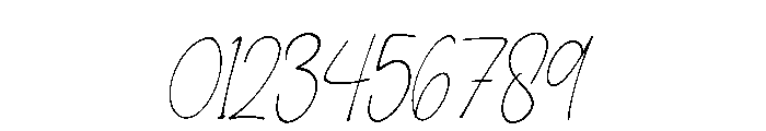 Derathea Regular Font OTHER CHARS