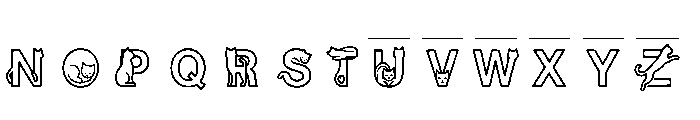 Derick Regular Font UPPERCASE