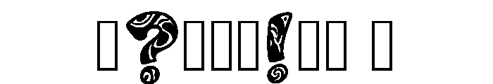 Derin Regular Font OTHER CHARS