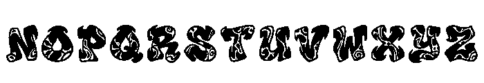 Derin Regular Font UPPERCASE