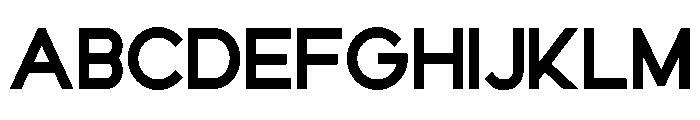 Derique Black Font UPPERCASE