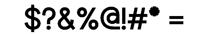Derique Bold Font OTHER CHARS