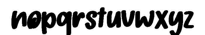 Deriu Font LOWERCASE