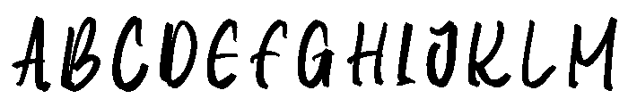 Derlons Font UPPERCASE