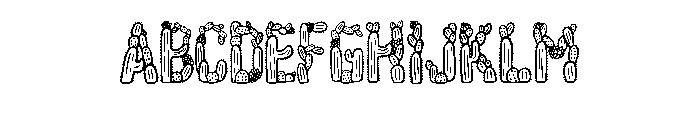 Desert Cactus By Squeeb Regular Font UPPERCASE