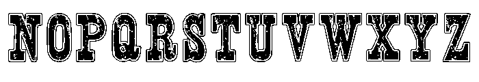 Desert Grunge Regular Font UPPERCASE
