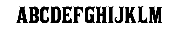 Desert Rebel Font UPPERCASE