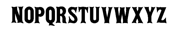Desert Rebel Font UPPERCASE