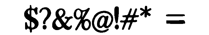 Desert_Roamer Font OTHER CHARS