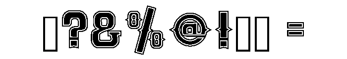 Desert Vintage Regular Font OTHER CHARS