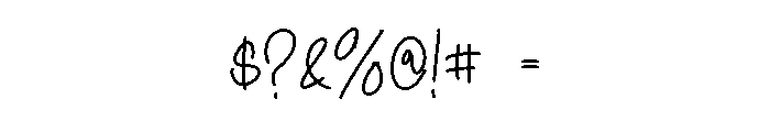 Deserty Font OTHER CHARS