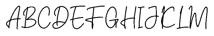 Deserty Font UPPERCASE