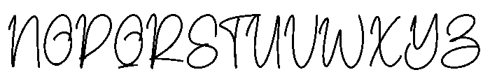Deserty Font UPPERCASE