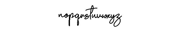 Deserty Font LOWERCASE