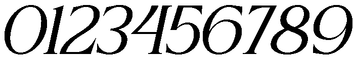 Desevon Italic Font OTHER CHARS