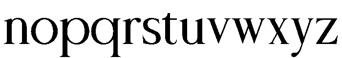 Desevon Regular Font LOWERCASE