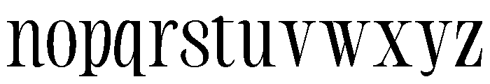 Desferona Regular Font LOWERCASE