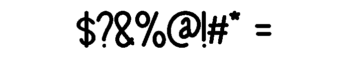 Design Collage Regular Font OTHER CHARS