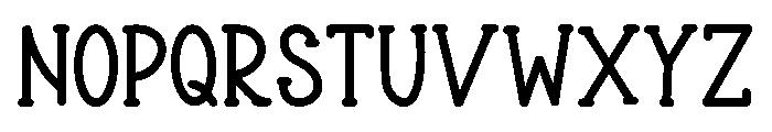 Design Collage Regular Font LOWERCASE