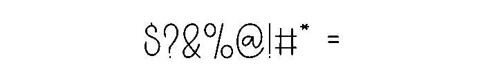 Design Instruct Font OTHER CHARS