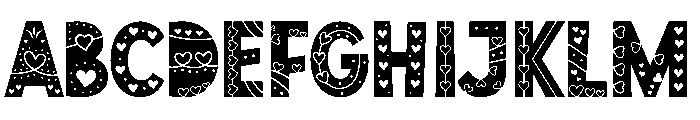 Design Lover Font UPPERCASE