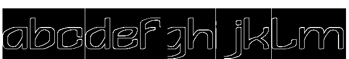 Design Magic-Hollow-Inverse FONT