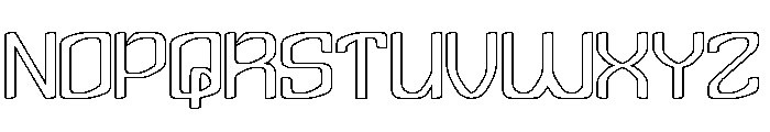 Design Magic-Hollow Font UPPERCASE