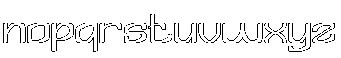 Design Magic-Hollow Font LOWERCASE