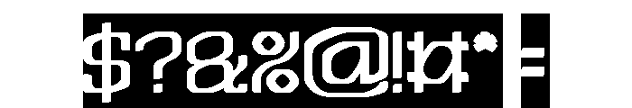Design Magic-Inverse Font OTHER CHARS