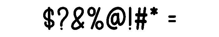 Design Seamless Font OTHER CHARS