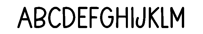 Design Seamless Font UPPERCASE