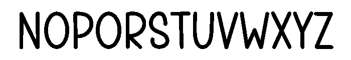 Design Seamless Font UPPERCASE