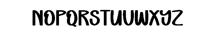 Design Sketchy Font LOWERCASE