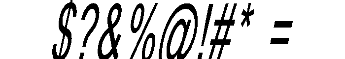 DesignSpiritSlant Font OTHER CHARS