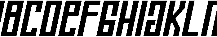 DesignSpiritSlant Font UPPERCASE