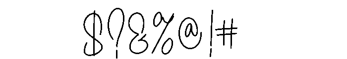 Designed Font OTHER CHARS
