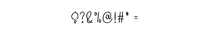 Designer Desember Font OTHER CHARS