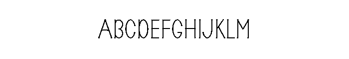 Designer Desember Font UPPERCASE
