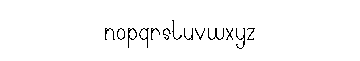 Designer Desember Font LOWERCASE